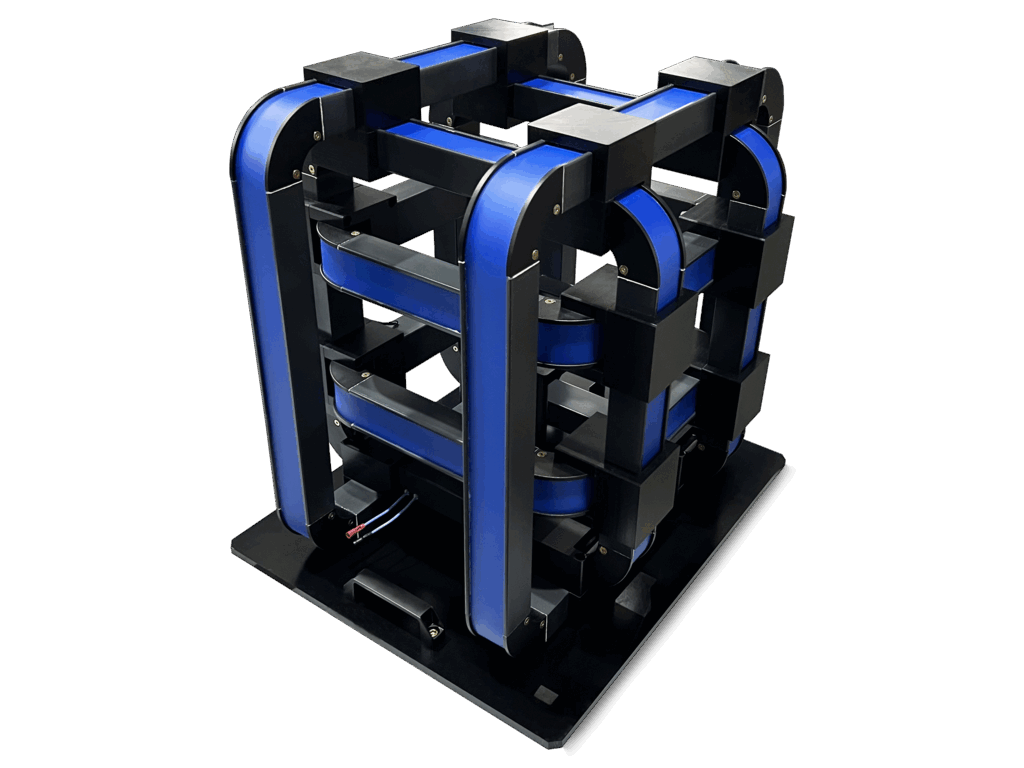 The static geomagnetic active shielding system