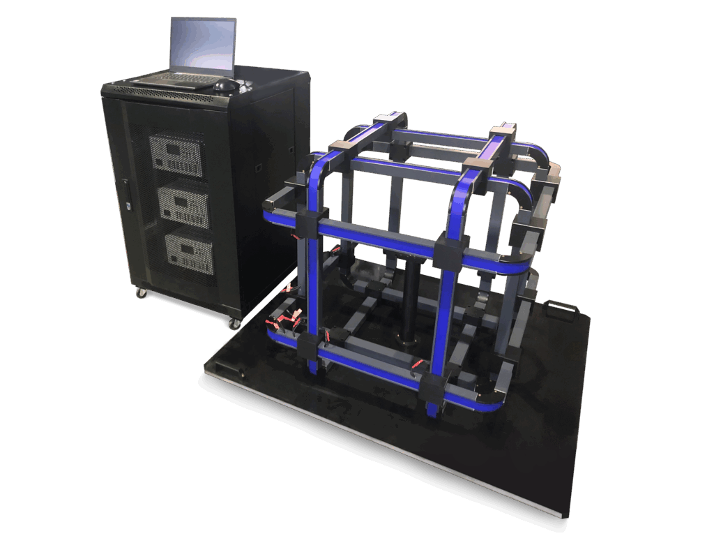 The dynamic magnetic field active geomagnetic shielding system